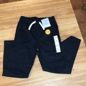 Boys straight pants with drawstring